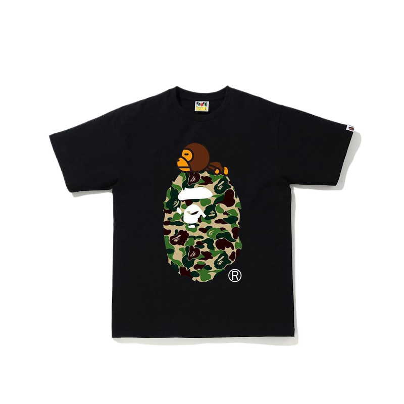 Cartoon Printed T-Shirt for Men and Women, Half-Sleeved Short T-Shirt