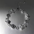 Vintage distressed dice bracelet