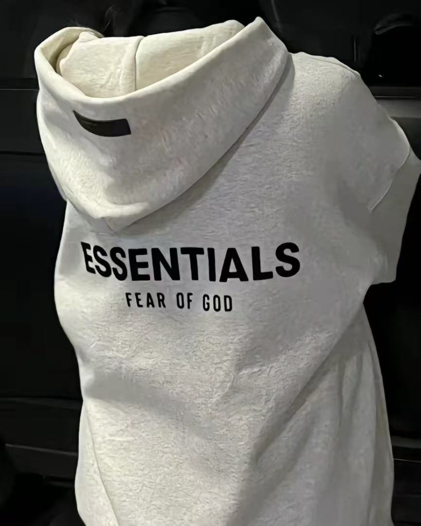 Essentials Fleece-lined hooded sweatshirt