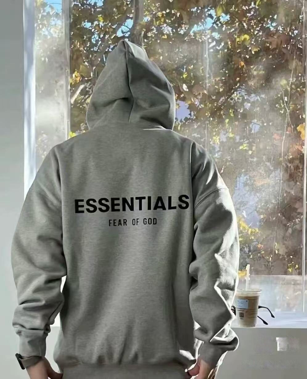 Essentials Fleece-lined hooded sweatshirt