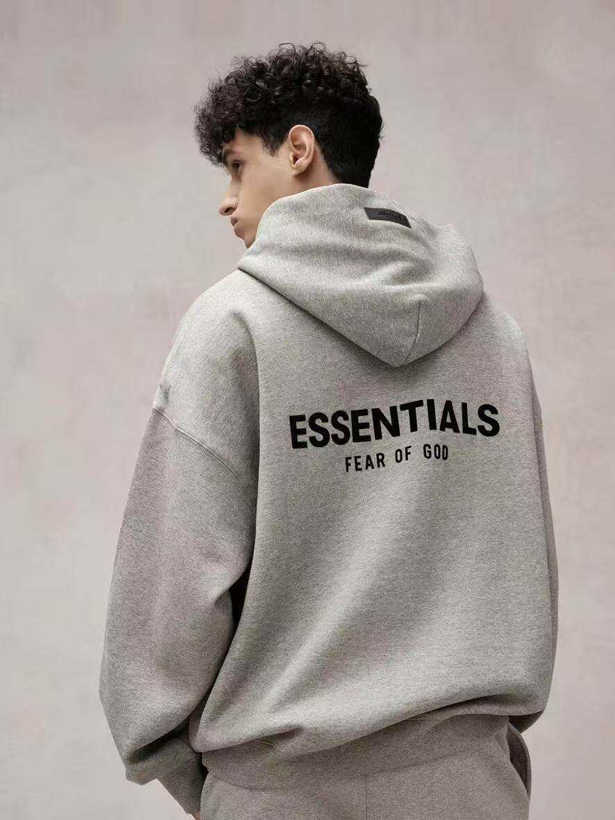 Essentials Fleece-lined hooded sweatshirt