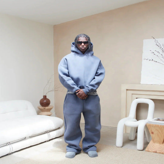 Streetwear Drawstring Sweatpants Set