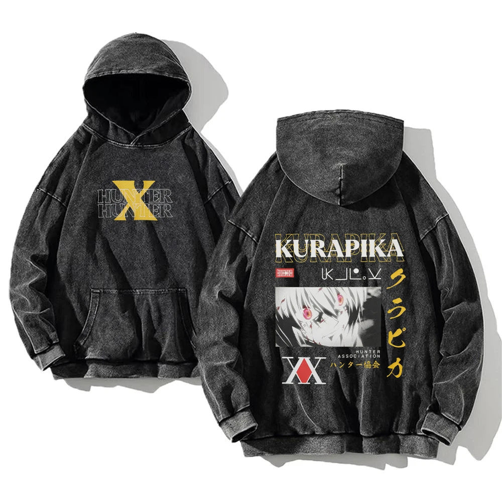Washed Hoodie Anime