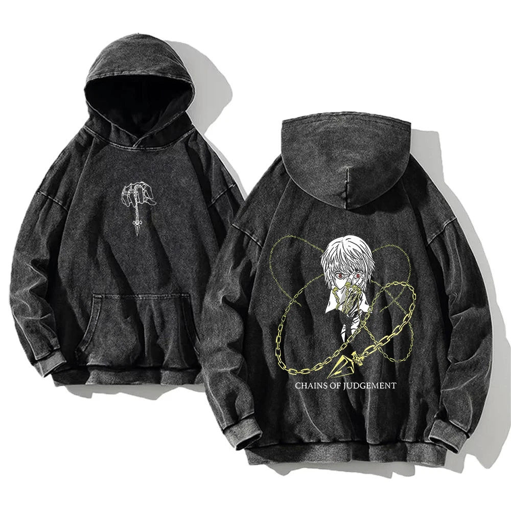 Washed Hoodie Anime