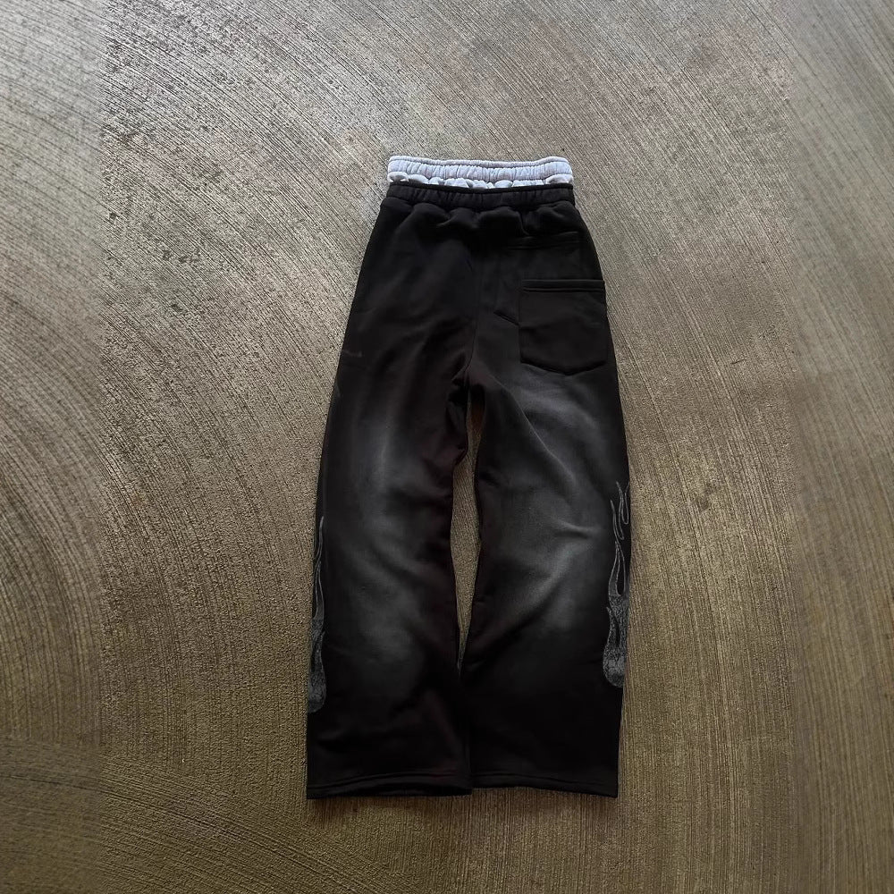 Casual Straight Leg Pants