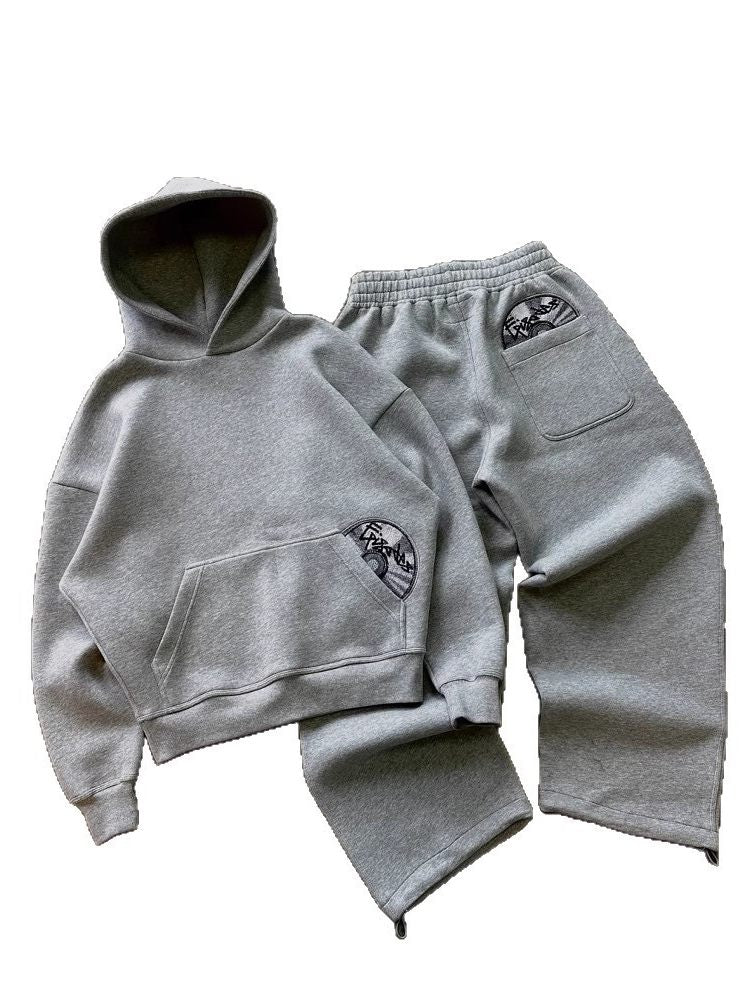 Printed Design Sweatshirt and Pants