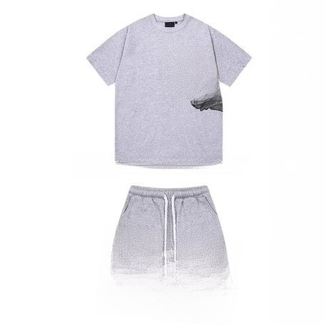 Loose Pants Sweatshirt Set